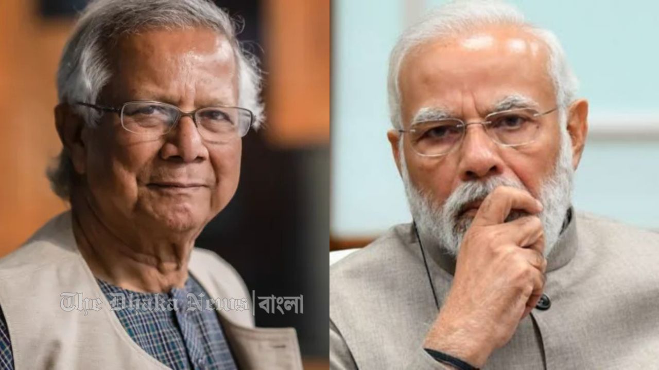 শোক জানিয়ে নরেন্দ্র মোদিকে প্রধান উপদেষ্টার বার্তা 
