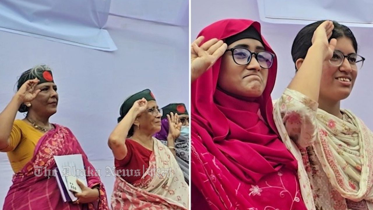 দাঁড়িয়ে রিকশাচালকদের স্যালুট জানালেন দুই উপদেষ্টা ও শতাধিক নারী