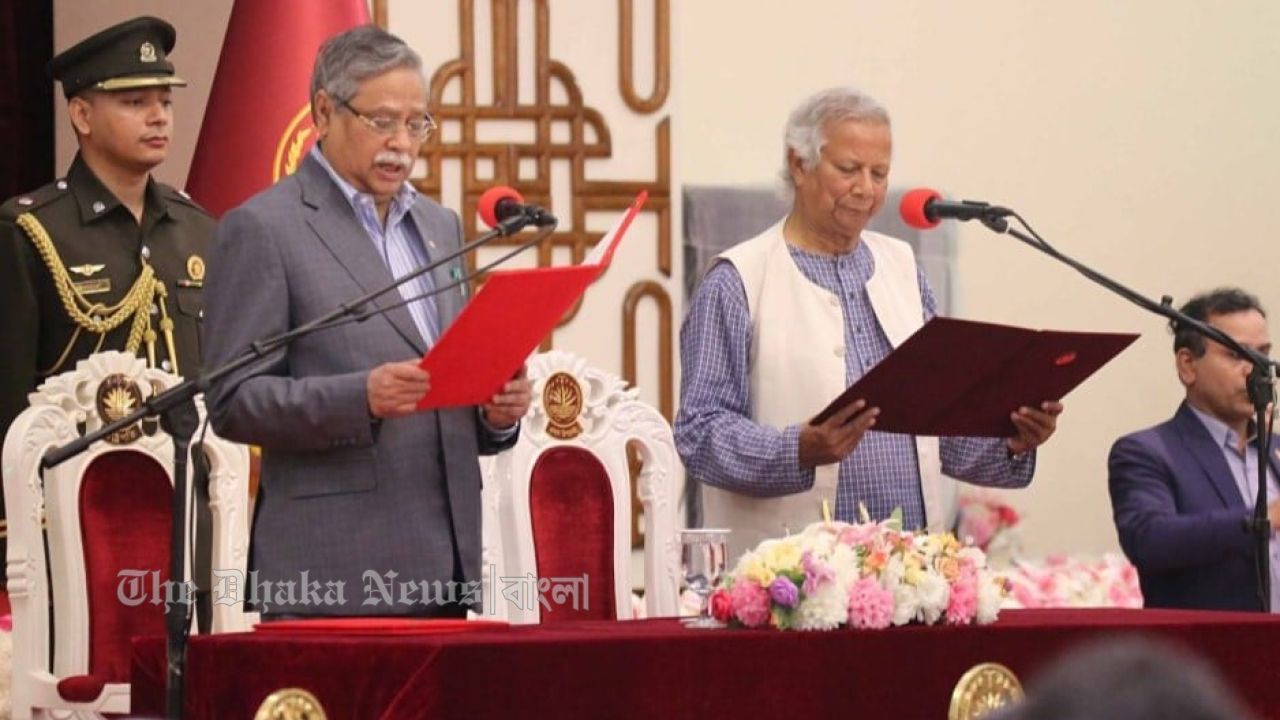 অন্তর্বর্তীকালীন সরকারের এক বছর পূর্ণ হলো আজ