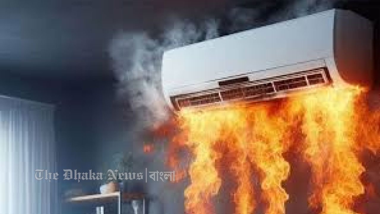 বাসায় এসি বিস্ফোরণে একই পরিবারের চারজন দগ্ধ