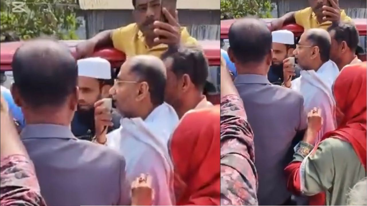 ট্রাক প্রতীকের গণসংযোগ করা কালে বিএনপি নেতার মাইক কেড়ে নেয়ার অভিযোগ