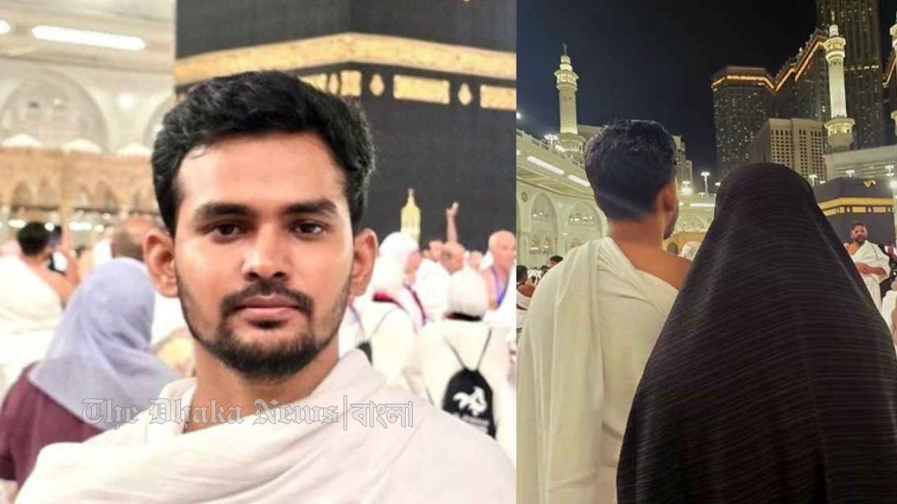 স্ত্রীকে সঙ্গে নিয়ে পবিত্র ওমরাহ পালন করলেন আসিফ মাহমুদ