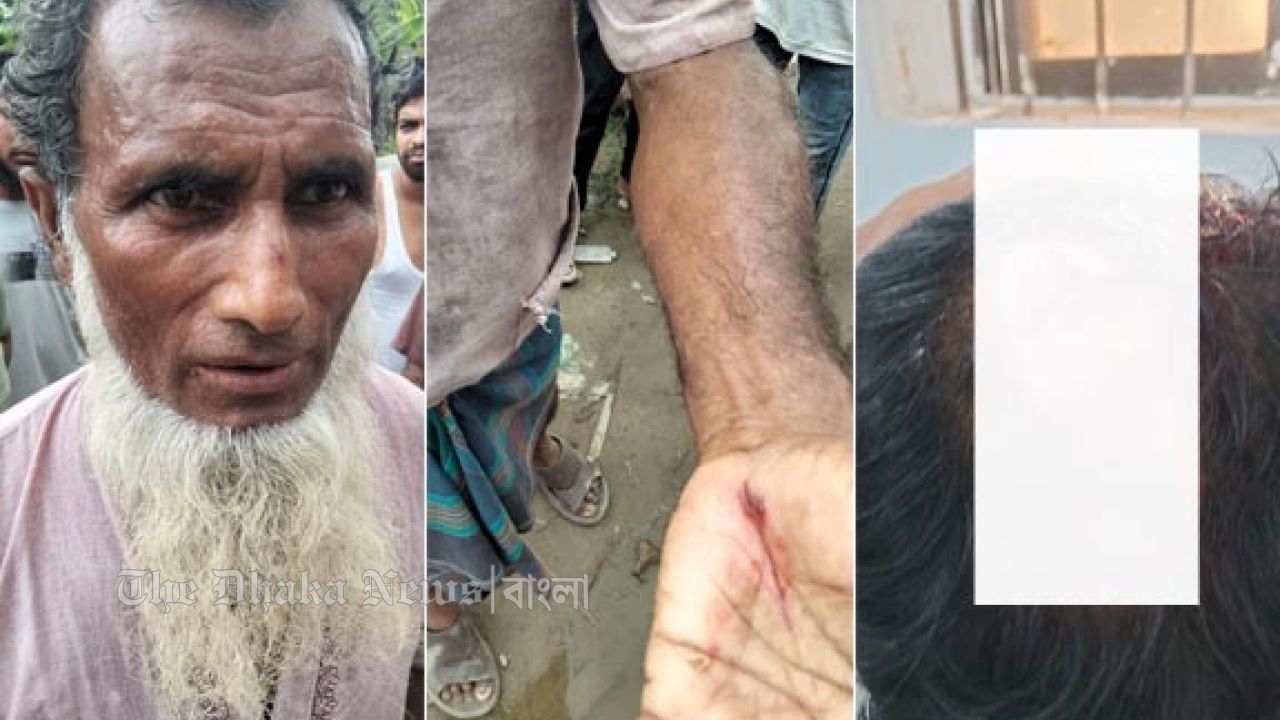 চাঁদপুরে বাবাকে মারধরের অভিযোগ মাদকাসক্ত ছেলের বিরুদ্ধে, ছোট ভাইকে দা দিয়ে কোপ