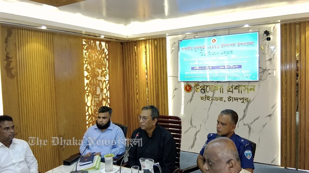 দুর্গাপূজাকে কেন্দ্র করে কেউ যেন ধর্মীয় সম্প্রীতি নষ্ট করতে না পারেঃ মানিক এমপি